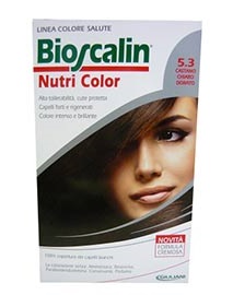 BIOSCALIN NUTRI COLOR 5,3 CASTANO CHIARO DORATO SINCROB 124 ML - Farmastop