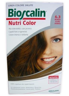 BIOSCALIN NUTRI COLOR 6,3 BIONDO SCURO DORATO SINCROB 124 ML - Farmastop
