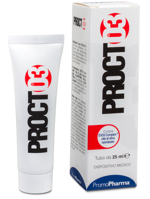 PROCTO3 CREMA PER TRATTAMENTO EMORROIDI 25 ML - Farmastop