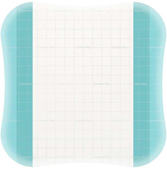 MEDICAZIONE SPECIALE ATTIVA TRASPARENTE CON IDROCOLLOIDE COMFEEL PLUS 20X20 CM 5 PEZZI - Farmastop