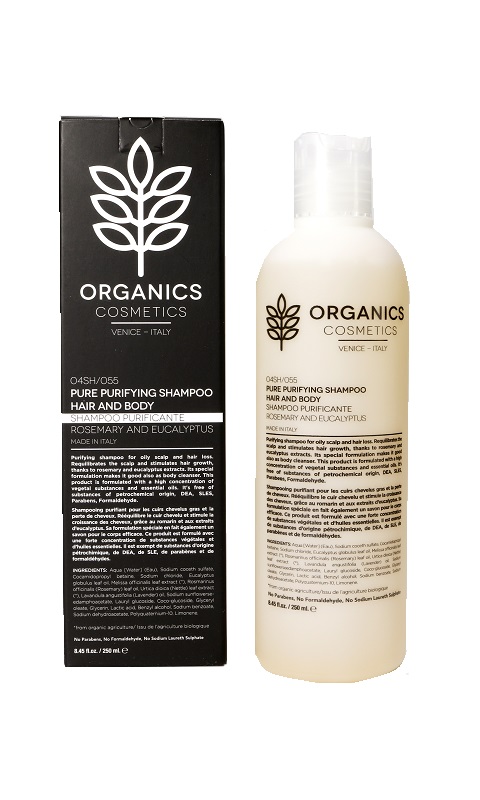 ORGANICS PHARM PURE PURIFYING SHAMPOO HAIR AND BODY 250 ML - Farmastop