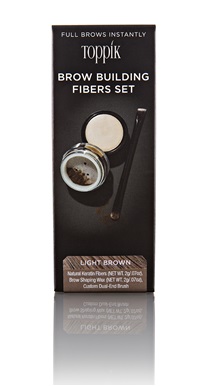 BROW BUILDING FIBER SET LIGHT BROWN CASTANO CHIARO - Farmastop