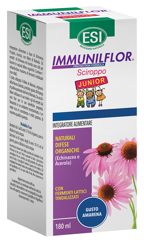 ESI IMMUNILFLOR SCIROPPO JUNIOR 180 ML - Farmastop