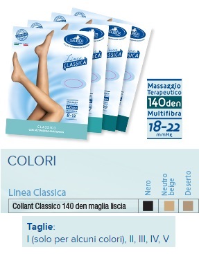 SAUBER COLLANT 140 DENARI MAGLIA LISCIA NERO 4 LINEA CLASSICA - Farmastop