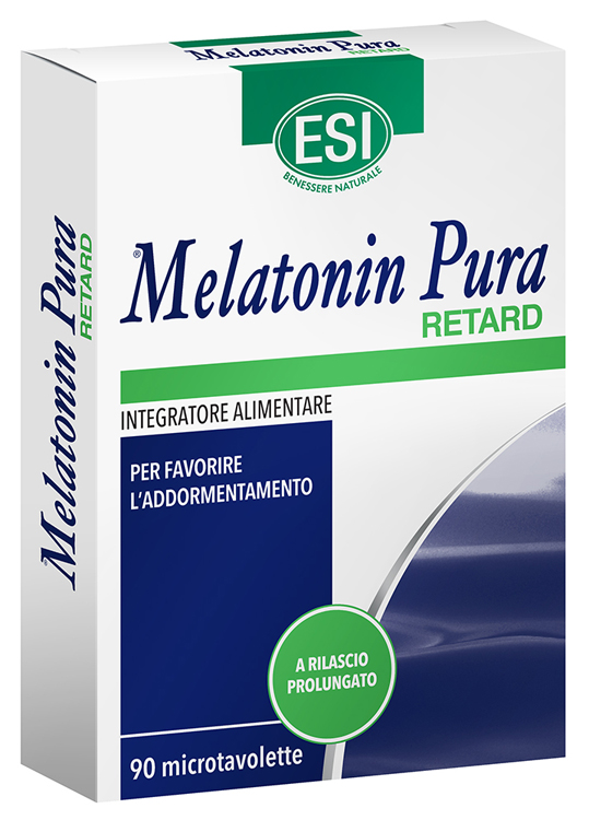 ESI MELATONIN PURA RETARD 90 MICROTAVOLETTE - Farmastop