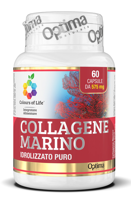 COLOURS OF LIFE COLLAGENE MARINO IDROLIZZATO PURO 60 CAPSULE 575 MG - Farmastop