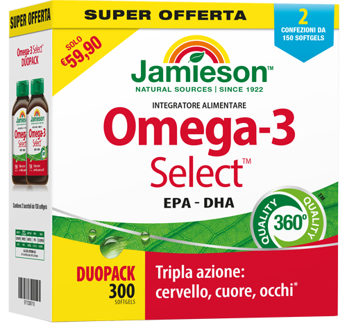 JAMIESON OMEGA 3 SELECT PROMO DUO PACK - Farmastop