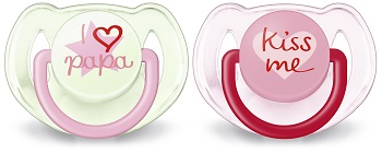 SUCCHIETTO LOVE 6-18 MESI FEMMINA 2 PEZZI - Farmastop
