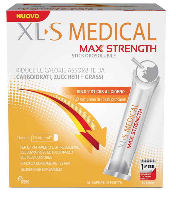 XLS MEDICAL MAX STRENGTH 60 STICK OROSOLUBILI - Farmastop
