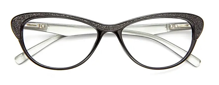 OCCHIALE DA LETTURA PREMONTATO TWINS PLATINUM GINEVRA NERO +1,00 - Farmastop