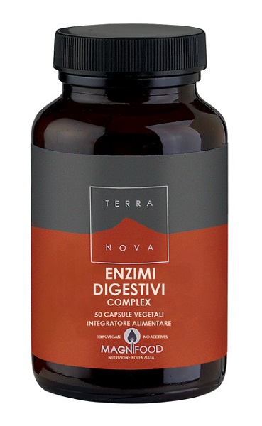 TERRANOVA COMPLESSO DI ENZIMI DIGESTIVI 50 CAPSULE - Farmastop