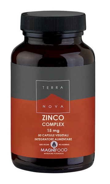 TERRANOVA COMPLESSO DI ZINCO 15 MG 50 CAPSULE - Farmastop