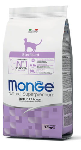 MONGE STERILISED NEW 1500 G - Farmastop