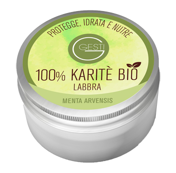 GESTI 100% KARITE' BIO 10 ML MENTA ARVENSIS LABBRA - Farmastop