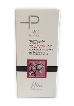 HINO NATURAL SKINCARE PRO BALANCE NEW GLOW SCRUB ESFOLIANTE VISO DECOLLETE 50 ML - Farmastop