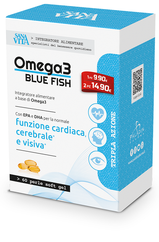 SANAVITA BLUE FISH 60 CAPSULE - Farmastop