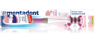 MENTADENT SPAZZOLINO VERTICAL EXPERT SENSI - Farmastop
