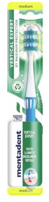 MENTADENT SPAZZOLINO VERTICAL EXPERT DENTI GUANCE - Farmastop