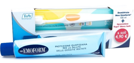 NEO EMOFORM 100 ML + SPAZZOLINO TEPE NOVA SOFT - Farmastop