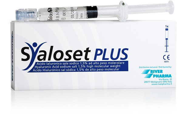 SIRINGA INTRA-ARTICOLARE SYALOSET PLUS ACIDO IALURONICO SALE SODICO 1,5% AD ALTO PESO MOLECOLARE 4 ML - Farmastop