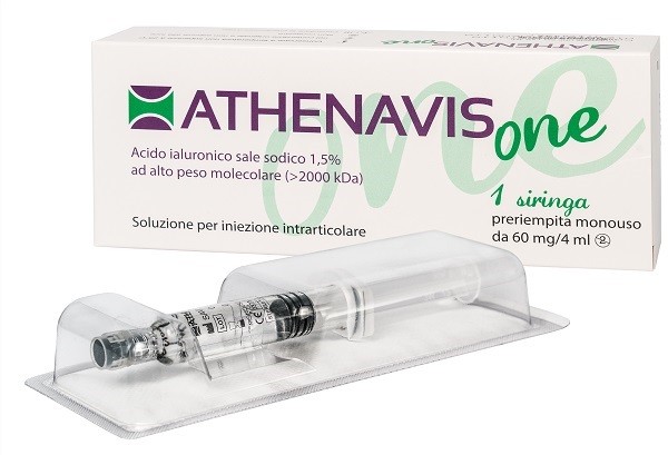 SIRINGA INTRA-ARTICOLARE ATHENAVIS ONE ACIDO IALURONICO 1,5% 4 ML - Farmastop