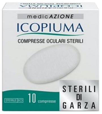 COMPRESSE OCULARI ADESIVE STERILI 10 PEZZI - Farmastop