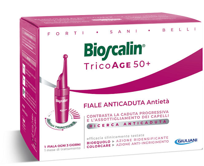 BIOSCALIN TRICOAGE ANTICADUTA ANTIETA' 10 FIALE 3,5 ML - Farmastop