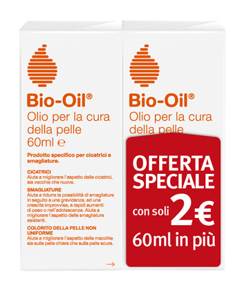 BIO-OIL OLIO PER LA CURA DELLA PELLE 2 X 60 ML - Farmastop