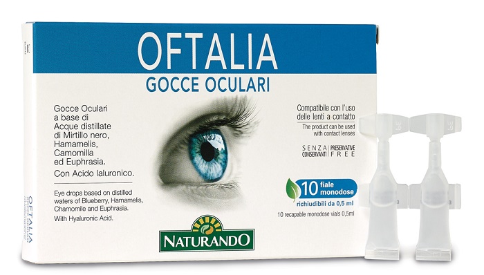 OFTALIA GOCCE OCULARI MONODOSE 2 STRIP DA 5 FIALE DA 0,5 ML - Farmastop