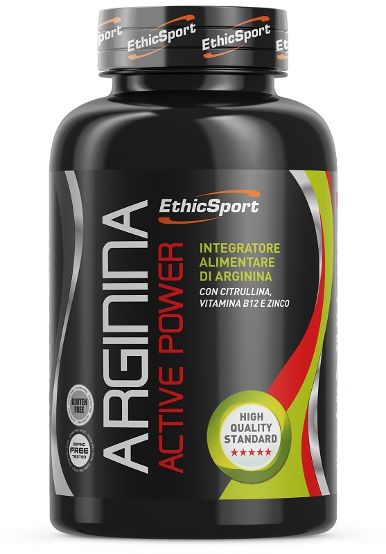 ETHICSPORT ARGININA ACTIVE POWER 90 COMPRESSE DA 1500 MG - Farmastop