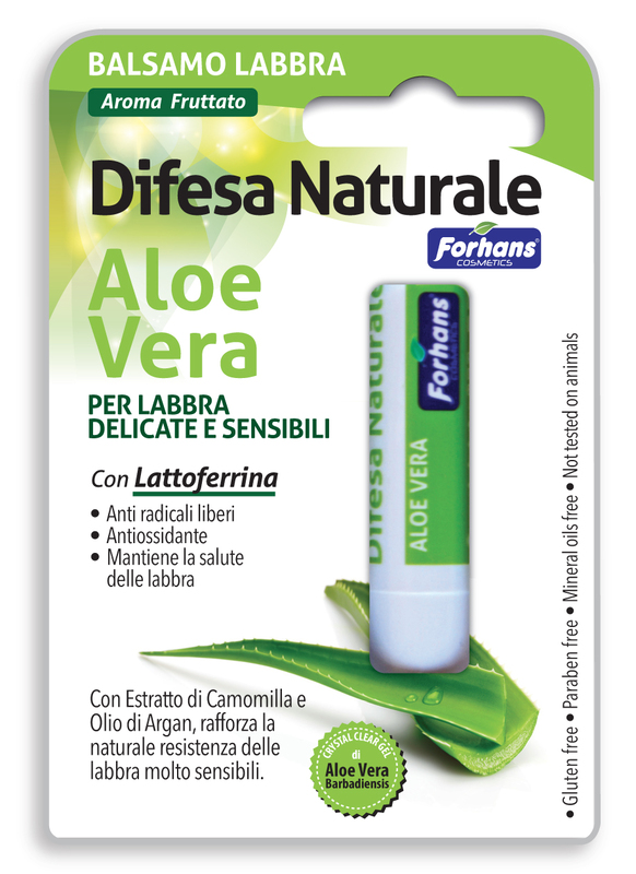 FORHANS BALSAMO LABBRA DIFESA NATURALE ALOE VERA - Farmastop