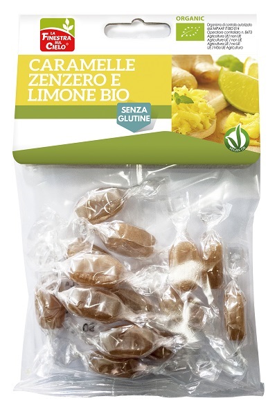CARAMELLE ZENZERO E LIMONE BIO 50 G - Farmastop