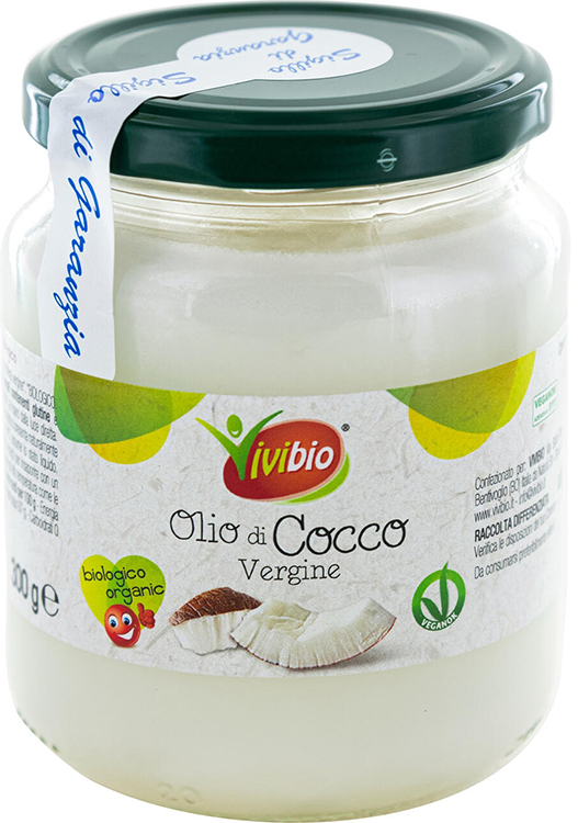 OLIO DI COCCO VERGINE VIVIBIO 300 ML - Farmastop