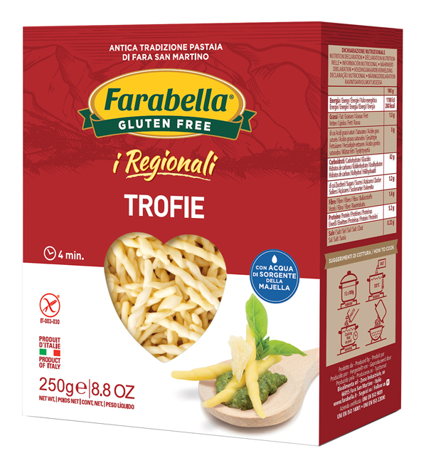 FARABELLA TROFIE I REGIONALI PASTA FRESCA STABILIZZATA 250 G - Farmastop