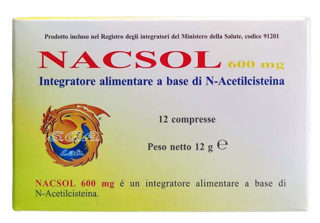 NACSOL 12 COMPRESSE - Farmastop