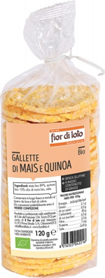 GALLETTE MAIS E QUINOA 120 G - Farmastop