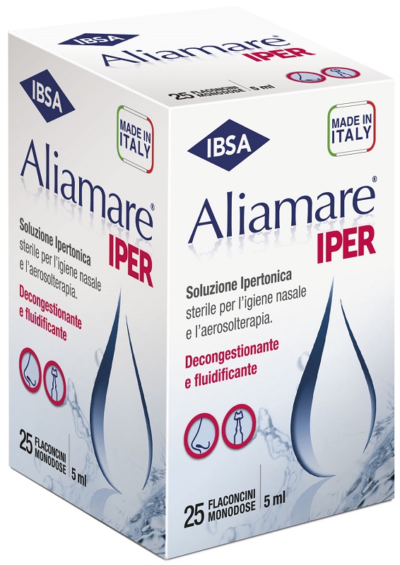 ALIAMARE 25 FLACONCINI IPERTONICI DA 5 ML - Farmastop