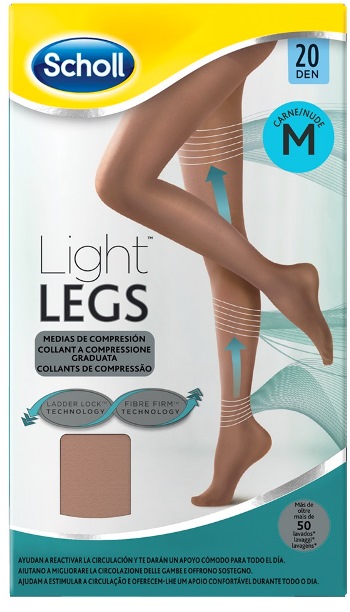 SCHOLL LIGHTLEGS 20 DENARI TAGLIA M COLORE NUDE 1 PAIO - Farmastop