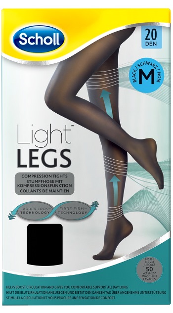 SCHOLL LIGHTLEGS 20 DENARI TAGLIA M COLORE NERO 1 PAIO - Farmastop