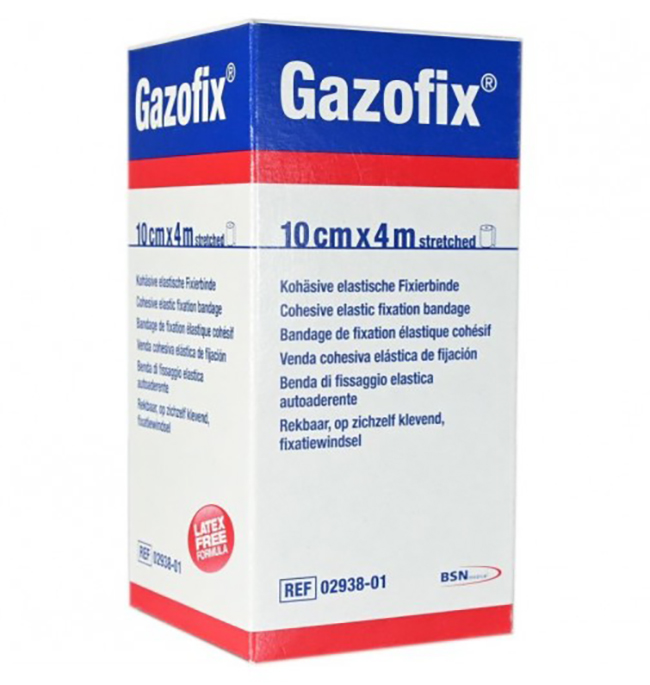 BENDA ELASTICA AUTOADESIVA GAZOFIX 10X400 CM - Farmastop