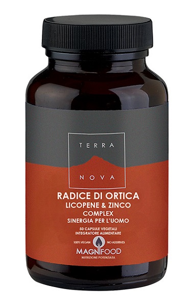 TERRANOVA RADICE ORTICA LICOPENE ZINCO SINERGIA UOMO 50 CAPSULE - Farmastop