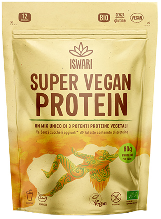 SUPER VEGAN PROTEIN BIO 250 G ISWARI - Farmastop