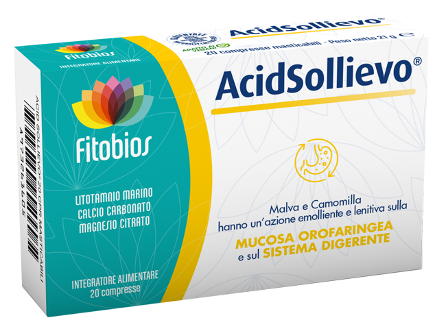 ACID SOLLIEVO 20 COMPRESSE - Farmastop