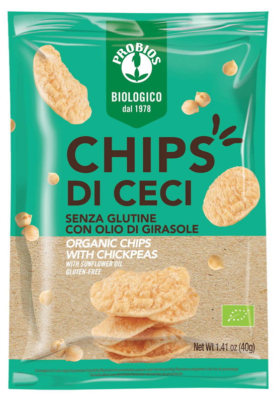 PROBIOS CHIPS DI CECI 40 G - Farmastop