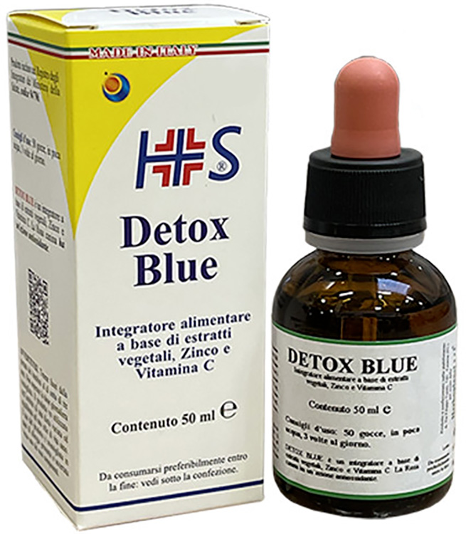 DETOX BLUE GOCCE 50 ML - Farmastop