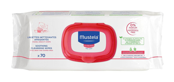 MUSTELA SALVIETTE DETERGENTE LENITIVO 70 PEZZI - Farmastop