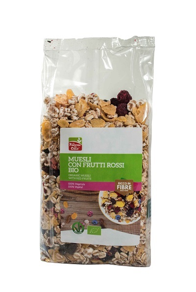 MUESLI FRUTTI ROSSI BIO 375 G - Farmastop
