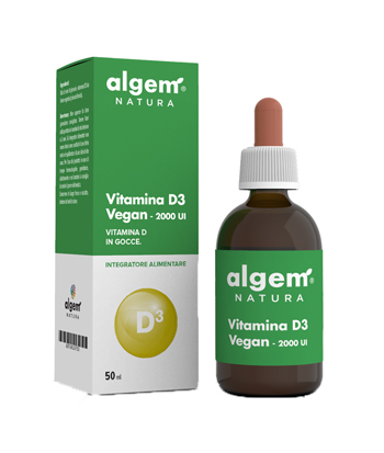 VITAMINA D3 VEGAN 2000 UI 50 ML - Farmastop