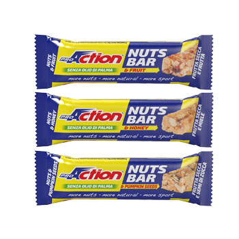 PROACTION NUTS BAR FRUTTI ROSSI 30 G - Farmastop