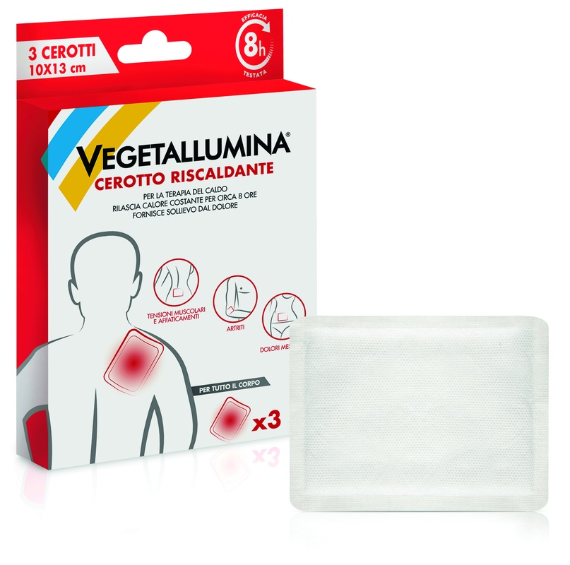 VEGETALLUMINA CEROTTO RISCALDANTE 3 PEZZI - Farmastop